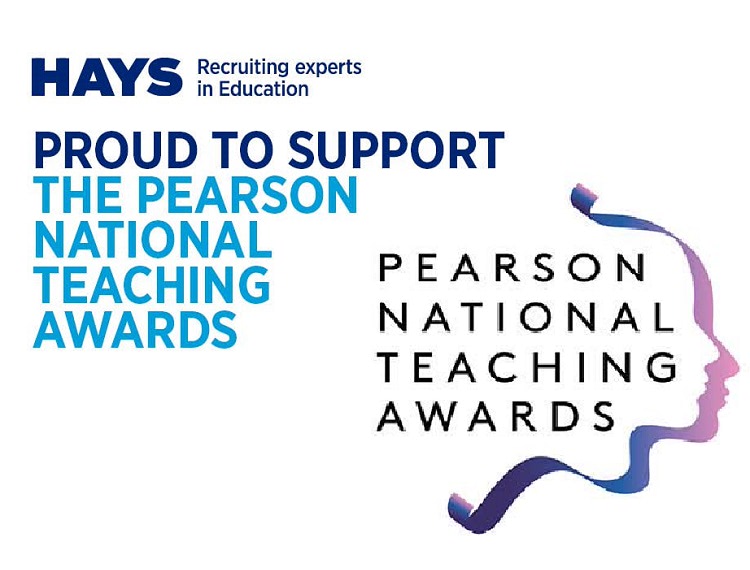 HAYS EDUCATION ANNOUNCES PARTNERSHIP WITH PEARSON NATIONAL TEACHING AWARDS