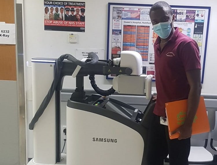 Oluwole Adeyiga [pictured] is a Radiography apprentice who works at Barking Havering and Redbridge NHS Trust.
