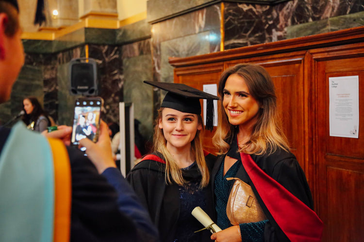 Graduates having their pic taken