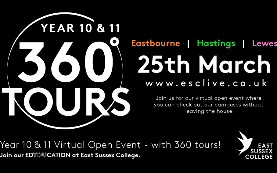 Take a 360 tour of East Sussex College
