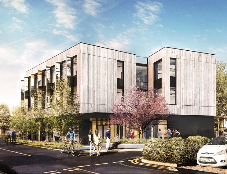 three-storey Brunel Centre building at South Gloucestershire and Stroud College