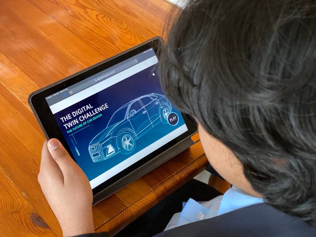 Digital Twin car design game