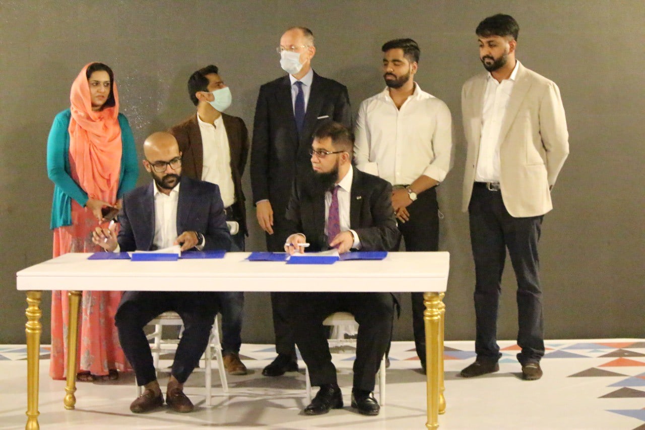 The launch of the Learning Resource Network (LRN) Qualifications in partnership with Extreme Commerce Magna Carta College (ECMCC) in Pakistan