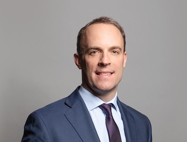 Rt Hon Dominic Raab MP, Secretary of State for Foreign Commonwealth and Development Affairs