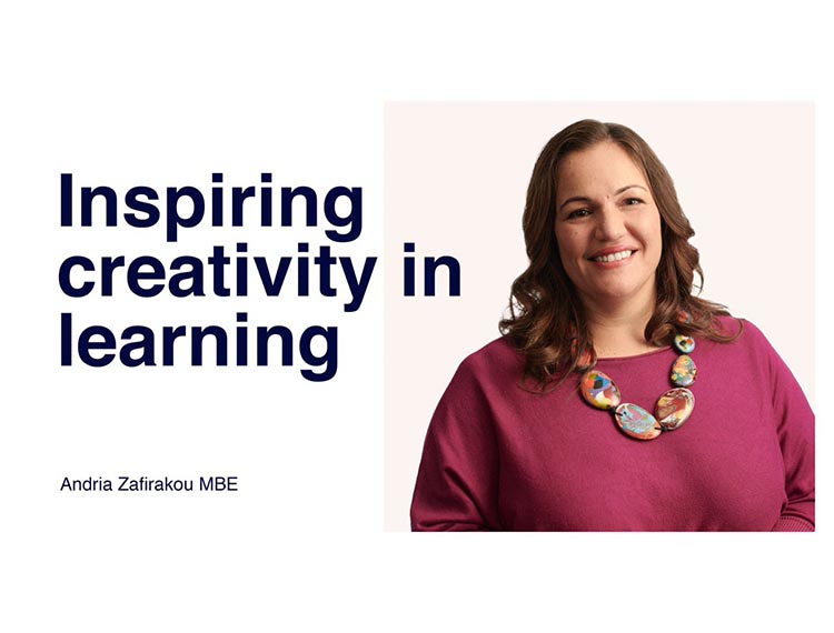 Andria Zafirakou MBE: Inspiring creativity in learning