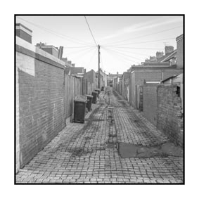A typical and beautiful Bishop Auckland alley