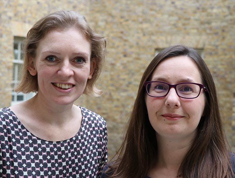 (L-R) Beth Chaudhary and Rachel Cooper