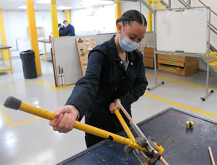 Construction students