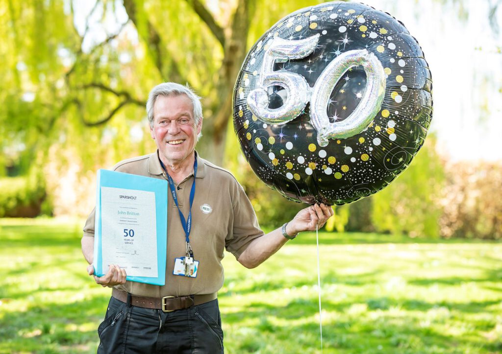 John Britton celebrates 50 years of teaching at Sparsholt