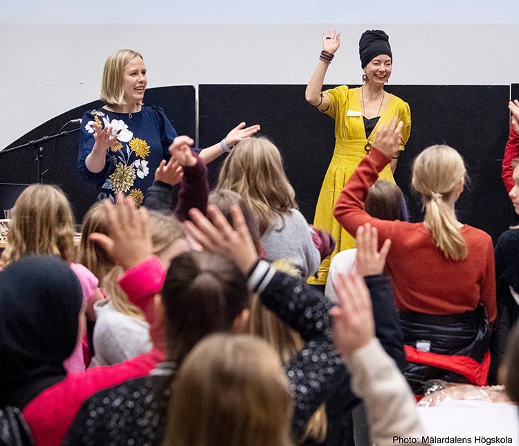 vera 2019 volvoAnna with Ulrika Sultan, a researcher at Linkoping University, with whom Volvo CE has been working on its Vera innovation workshops
