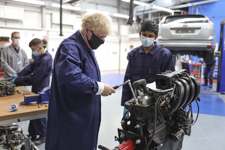 Boris Johnson Visiting Kirklees College