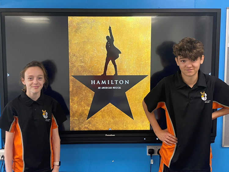 Pupils get a glimpse of life behind the West End curtain