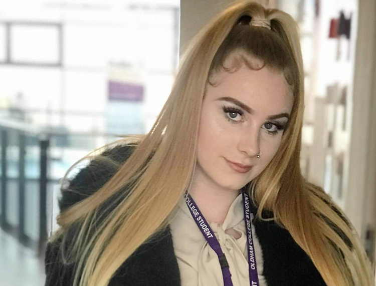 Georgina Hagan, 18, is studying Law and Business