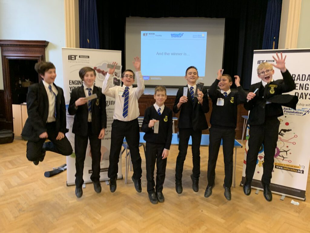 Young engineers from Royal Liberty School triumph in national engineering challenge final