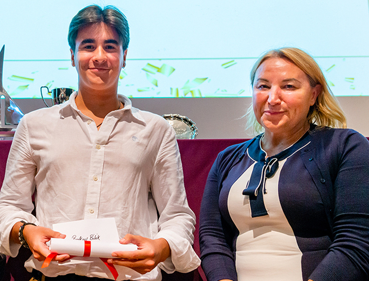 Berkay Bilik from Southampton won the night’s most anticipated award for Student of the Year