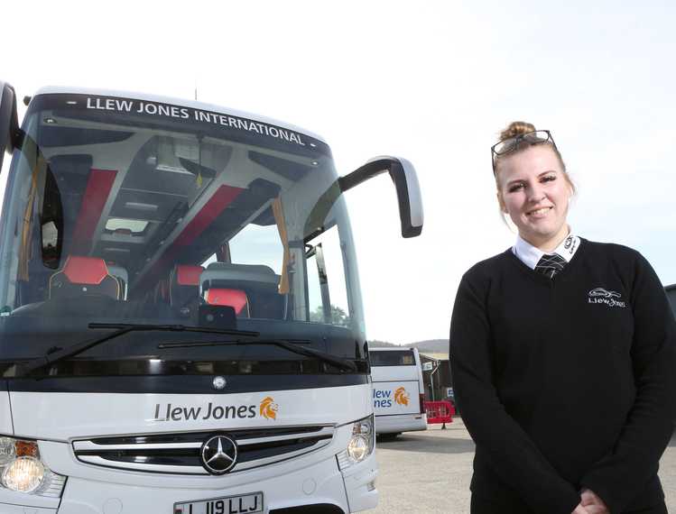 Abby Griffiths has landed her dream job driving buses and coaches.