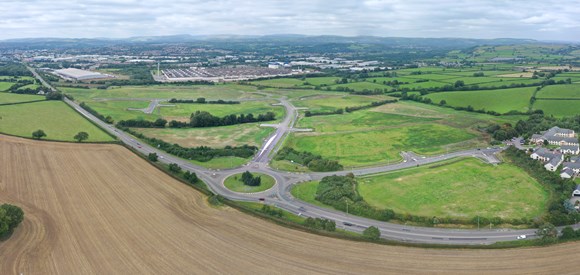 Work to develop new employment site in Bridgend complete