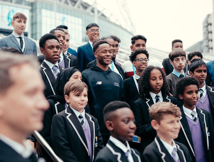Image of pupils of power of 7 walk accredited to Wembley Park