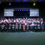 Oaklands College students celebrate their graduation