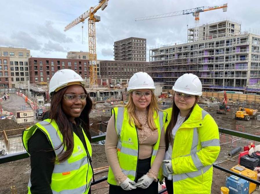 Students on Business and Construction courses at New City College have been building skills on a number of work experience opportunities with some of the UK’s top companies.