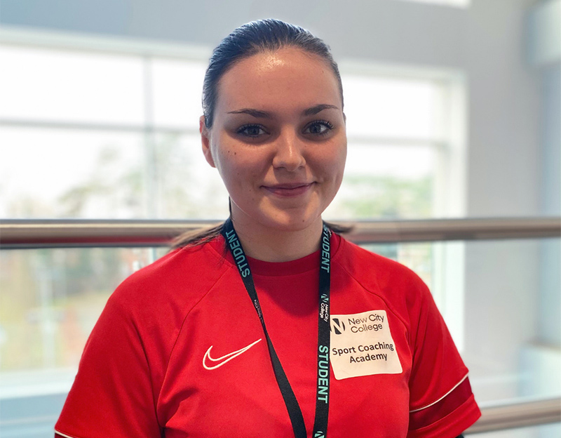 New City College student Ria Lee has won the national AoC Sport Leadership Academy Volunteer of the Month award for her work as an Inclusion Ambassador with SEND students.