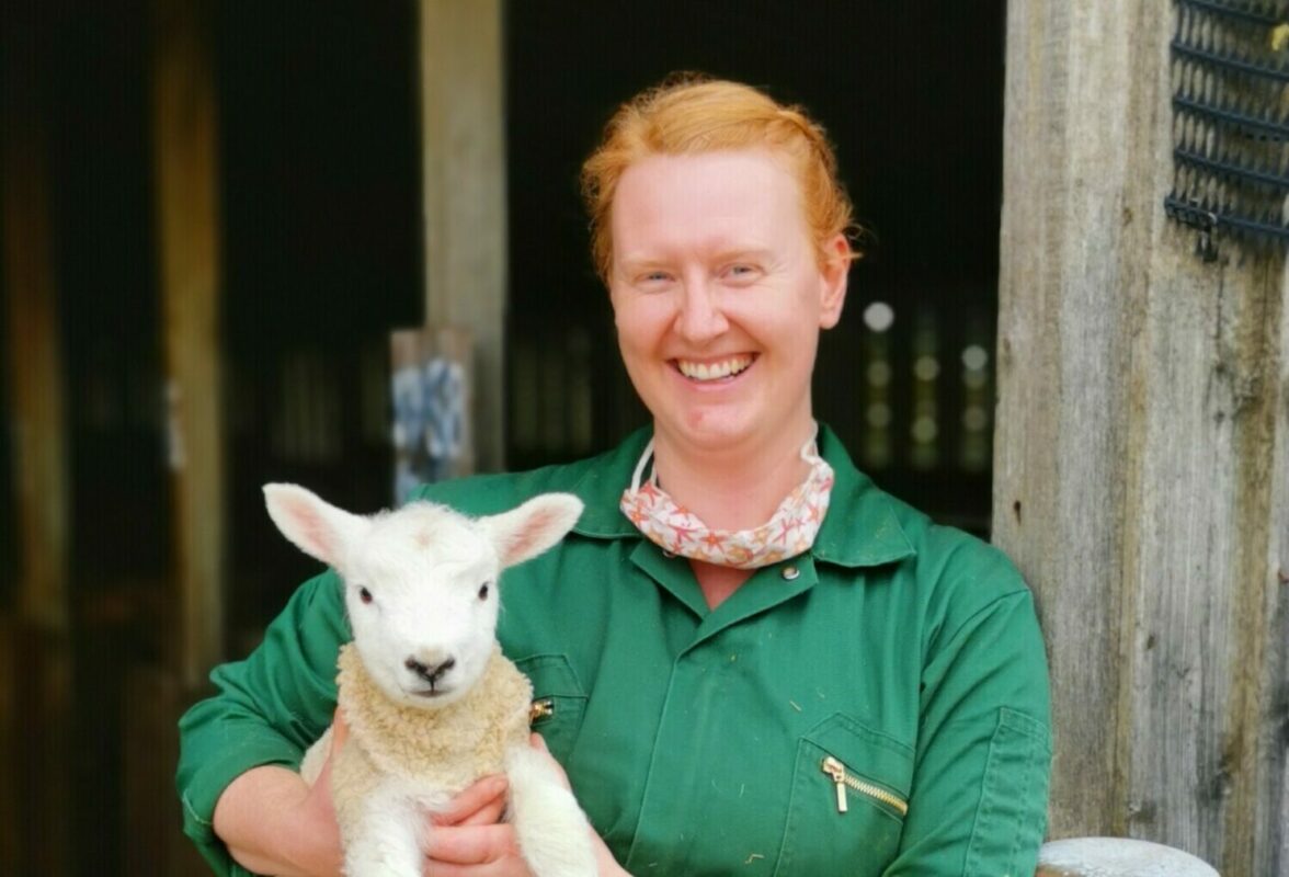 Verity Cawood was among the Wiltshire College & University Centre students to help out during the 2021 lambing season at Lackham