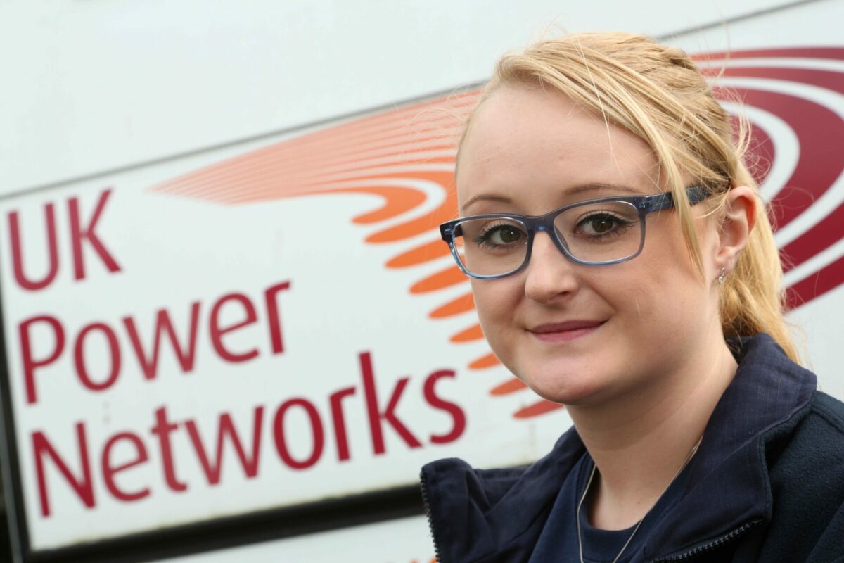 UK Power Networks. Smartmeter trainee Alex Sanderson