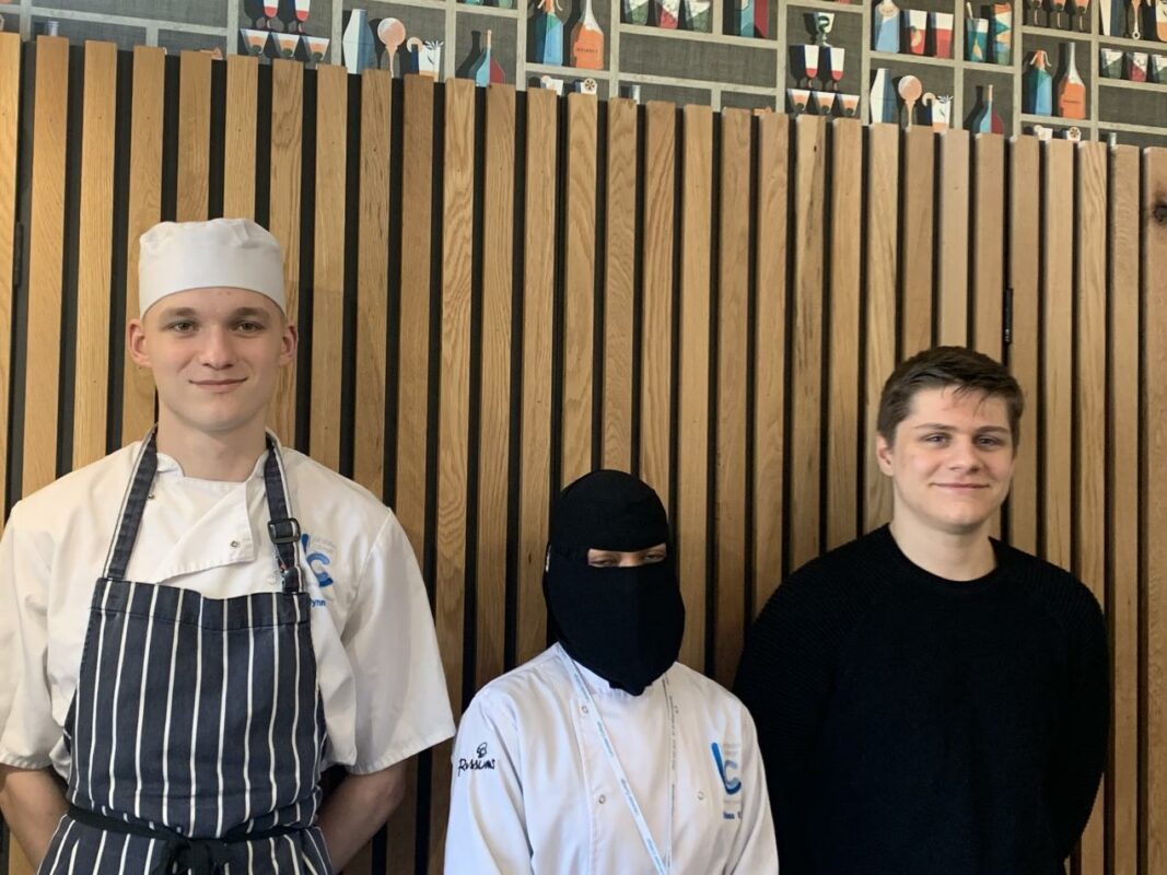 UK Young Restaurant Team of the Year 2022 - Flynn, Husnaa and Charlie (L-R)