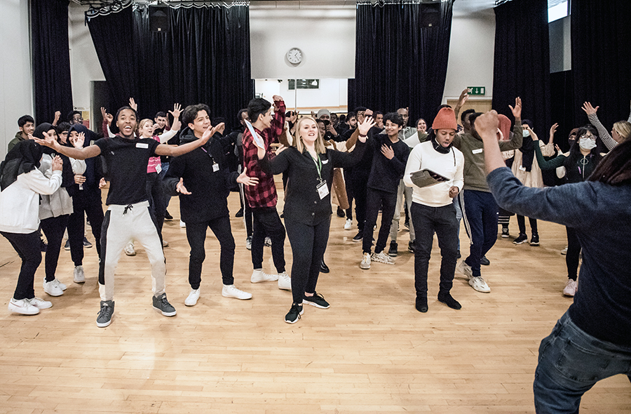 Students at New City College had the chance to write, work and perform with professional opera singers as part of the English National Opera’s Finish This programme, which aims to develop language skills, creativity and confidence.