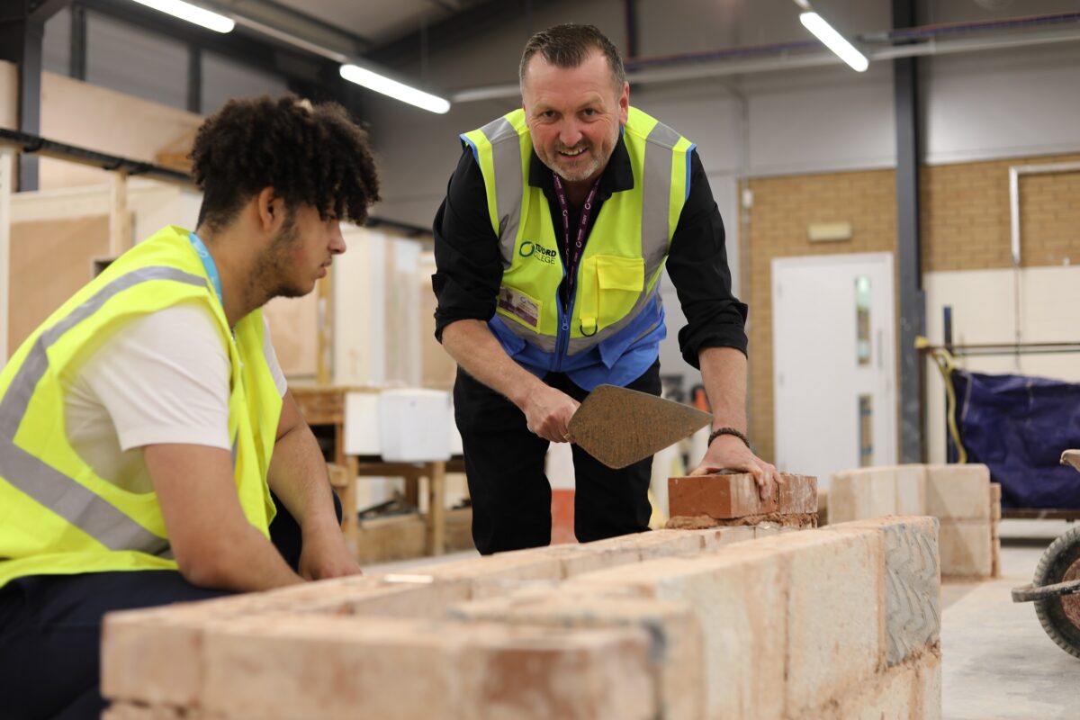 Barry Mason in the construction department