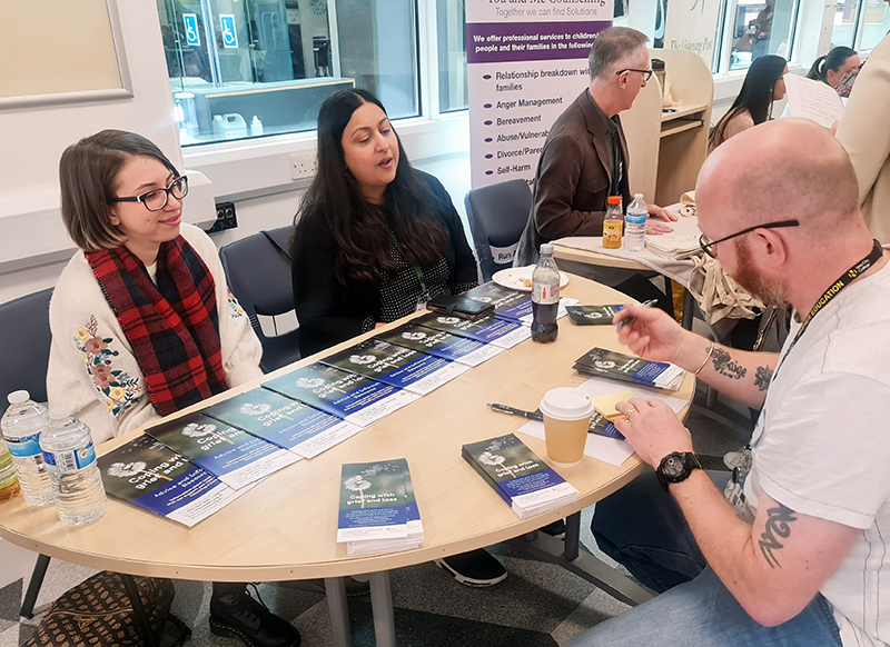 Inspirational guest speakers and employers gave visitors to a Counselling Placement Fair at New City College Ardleigh Green some fantastic advice and insight into the profession