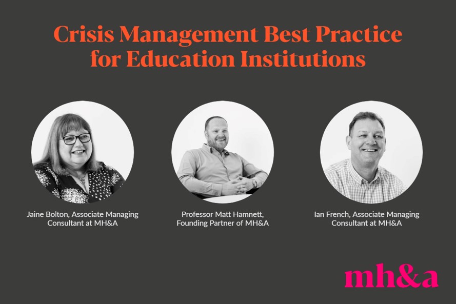 Crisis Management Best Practice for Education Institutions