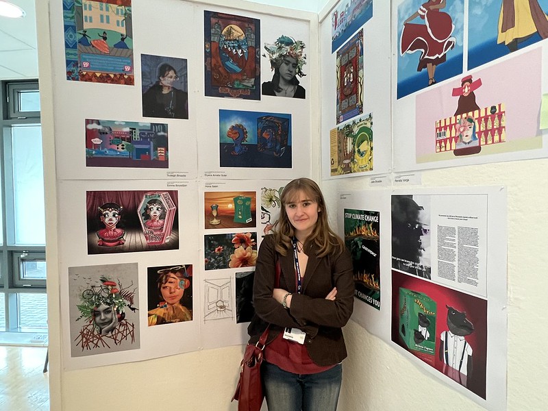 Elyana Guler, West London College Art and Design Student and winner of the London Met Big Writing Challenge 2022