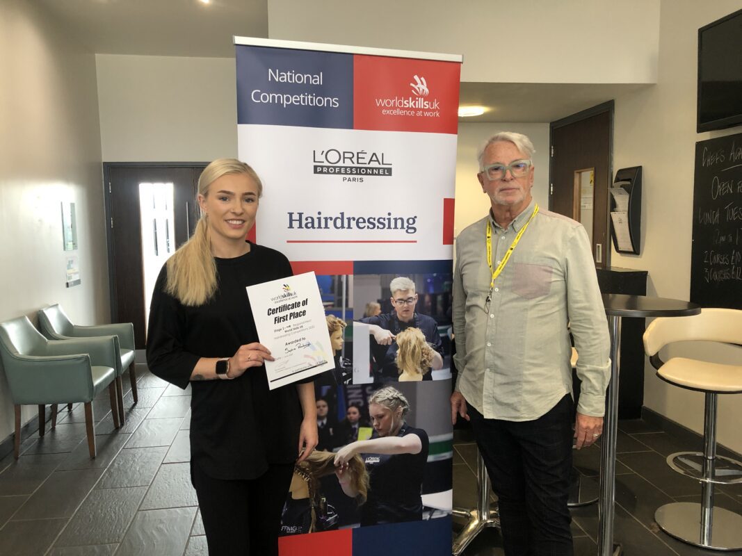 Sophie Roxborough Wins North East Hairdressing Heat