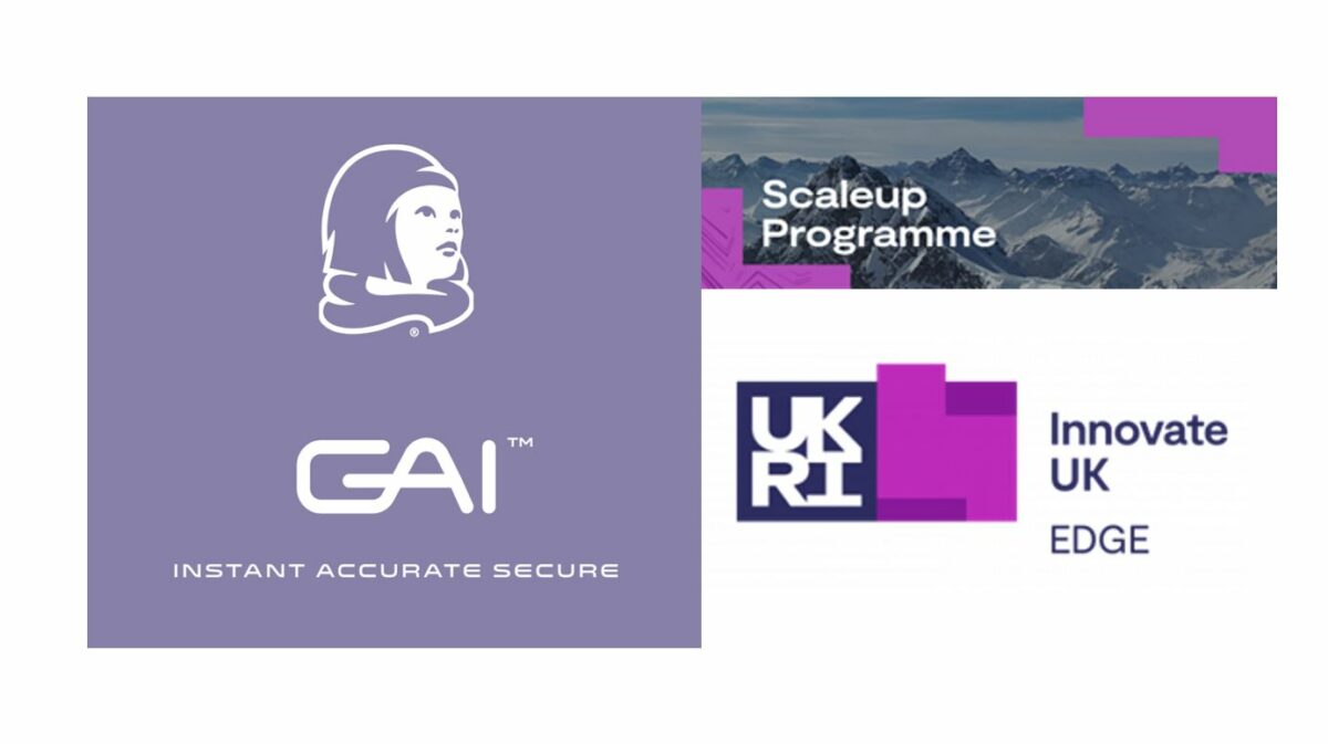Guildhawk GAI SaaS digital technology registered trade mark with Innovate UK Scaleup Programme logos news announcement