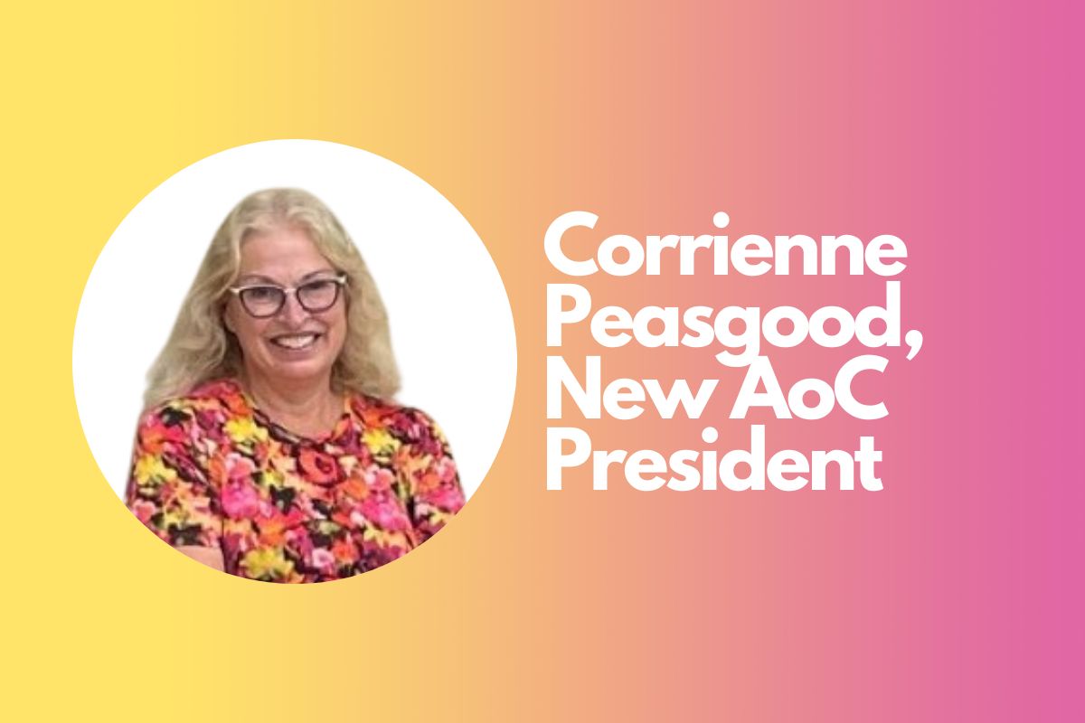 Corrienne Peasgood announced as new AoC President