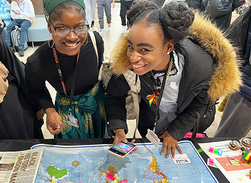 The New City College community marked Black History Month with a variety of events on the theme of Time for Change: Action not Words.