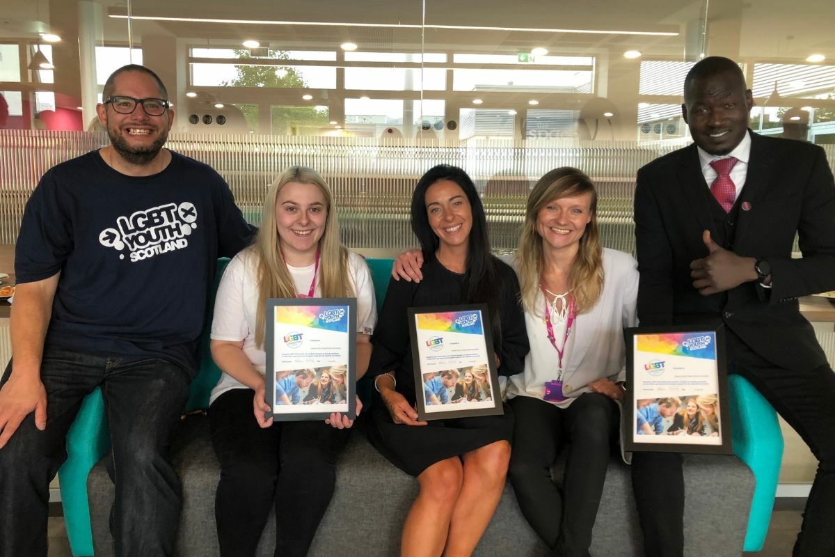 Glasgow Clyde College achieves LGBT Silver Charter Award