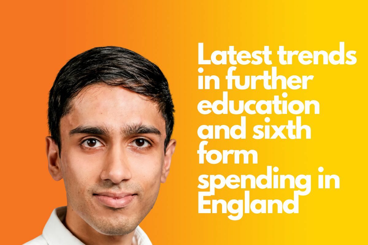 Latest trends in further education and sixth form spending in England