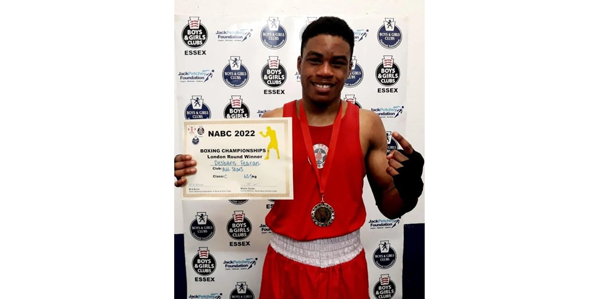 WEST LONDON COLLEGE STUDENT DESHARN FEARON IS LONDON BOXING CHAMPION