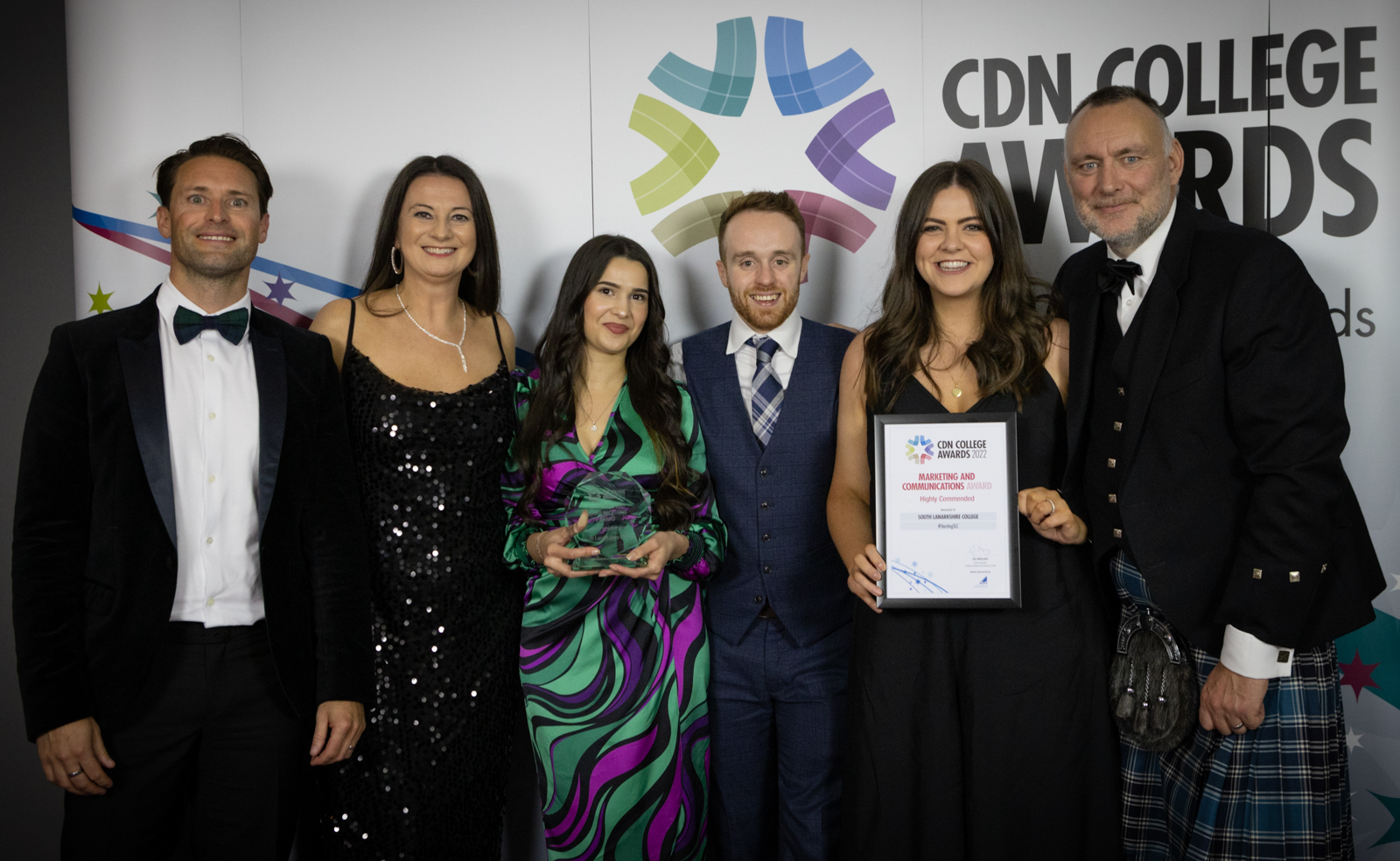 South Lanarkshire College Marketing Team recognised at National Awards