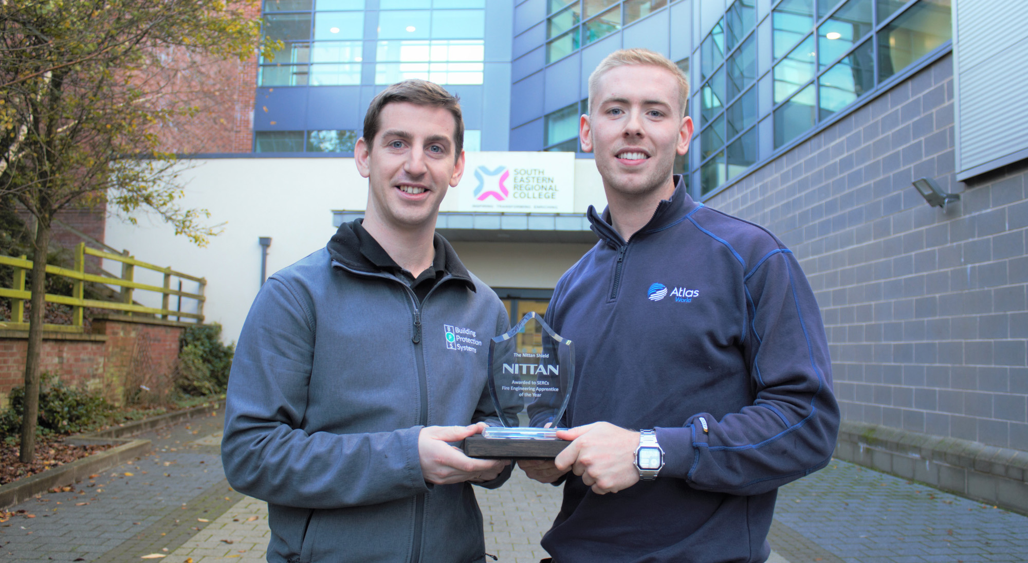 FE News | SERC Duo Share NITTAN Shield Fire Engineering Apprentice of ...