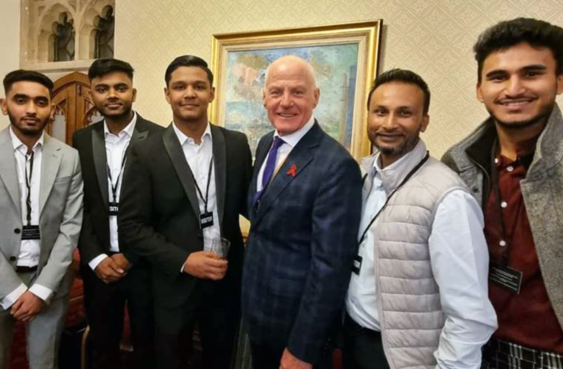 Four amazing New City College students received high praise during a House of Lords reception for their part in a SPLASH and Human Relief Foundation charity mission to bring clean water, provisions and humanity to villagers living in poverty in Bangladesh.