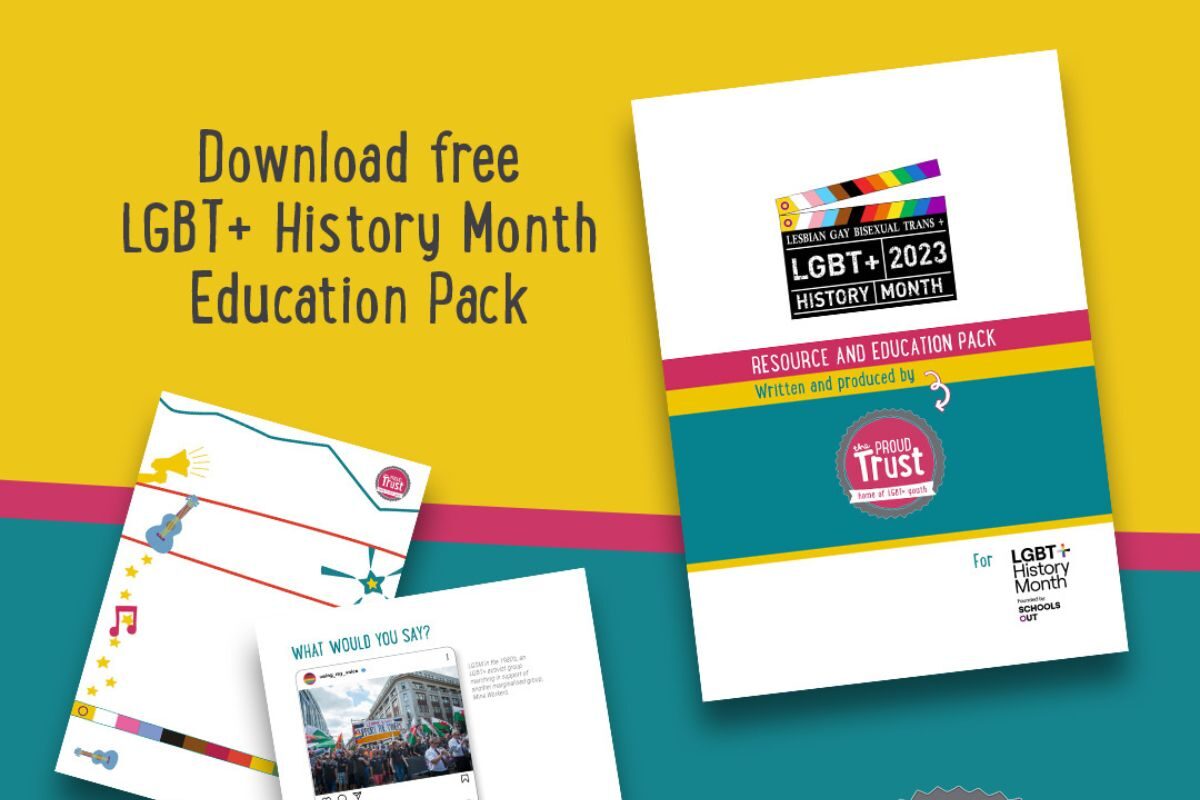 LGBT+ HISTORY MONTH: FREE EDUCATIONAL RESOURCE TO HELP CHALLENGE DISCRIMINATION AND DRIVE INCLUSIVITY