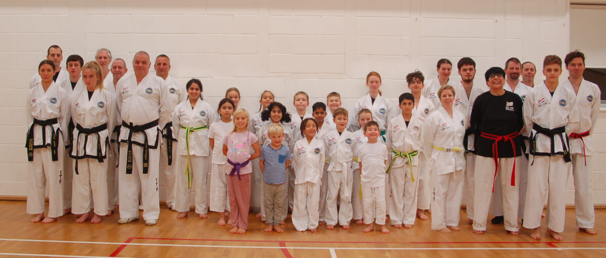 Students from Fishponds Taekwondo Academy.