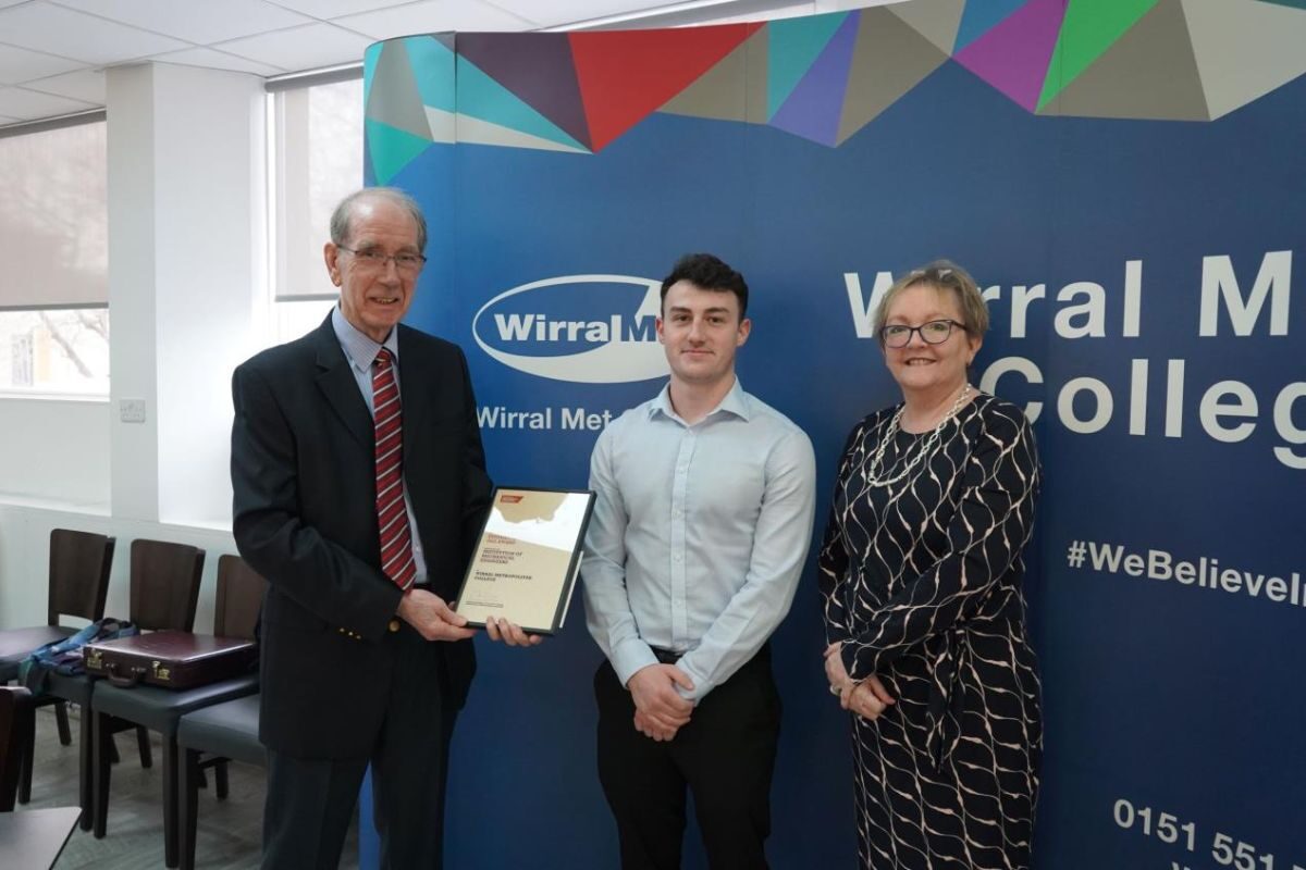Wirral Met apprentice wins prestigious regional award