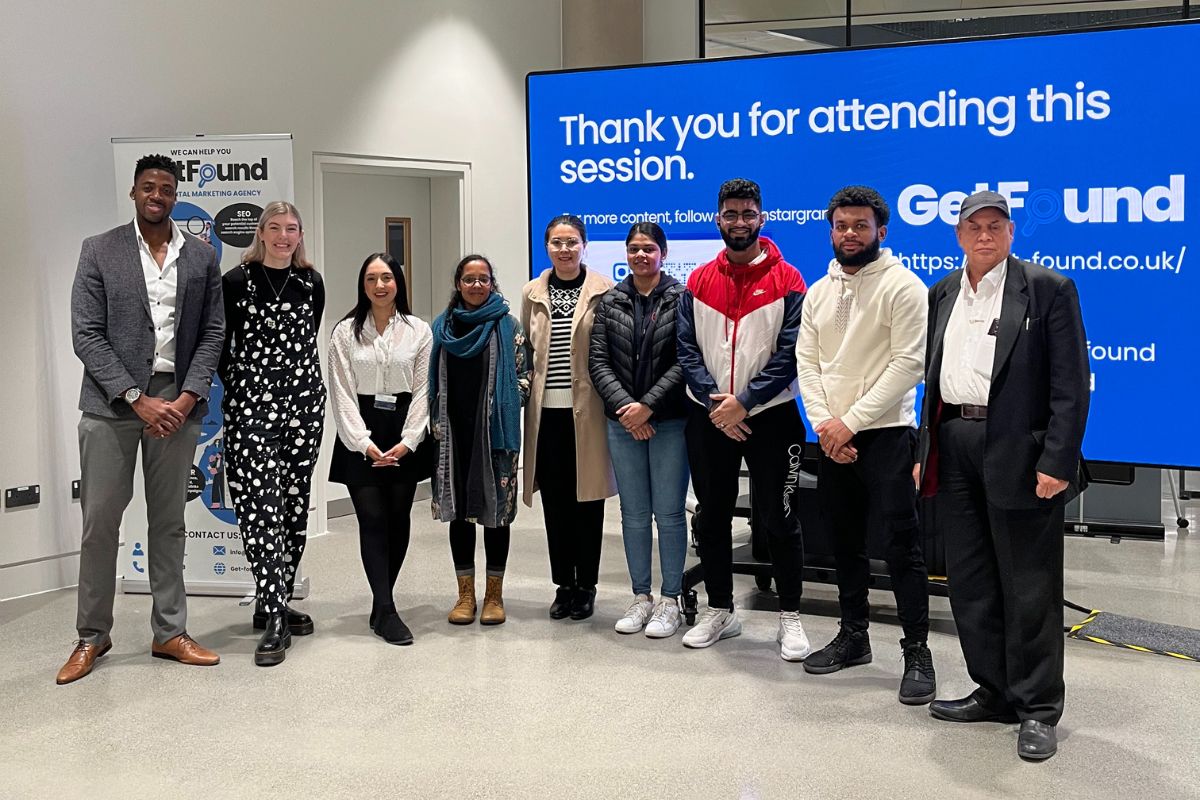 Local SEO Agency Get-Found Gives Its First Training to Birmingham City University Students.
