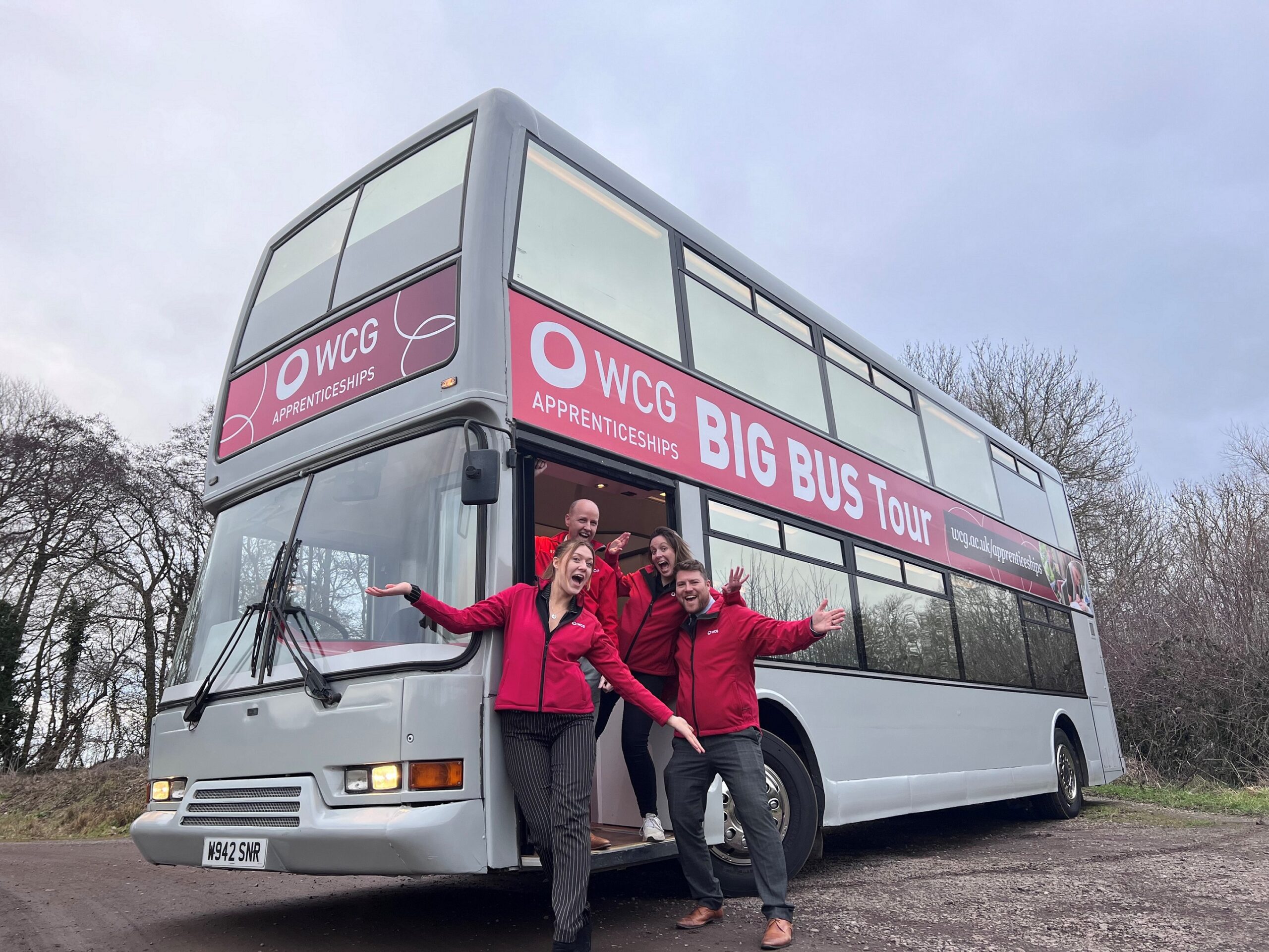 WCG’s double-decker apprenticeship bus hits the Midlands roads for National Apprenticeship Week