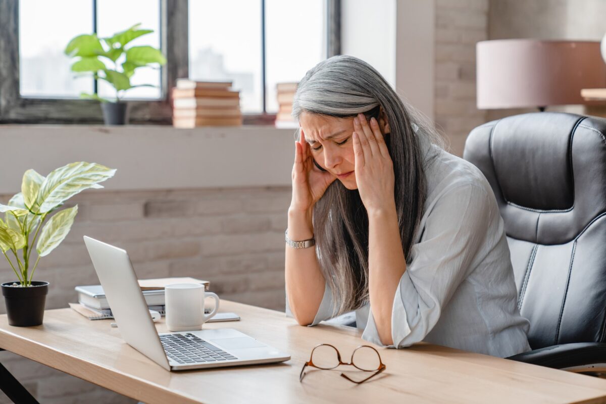 stressed woman