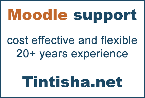 Tintisha moodle support ad